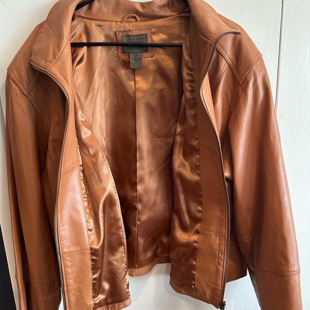 JohnPaulRichard Brown Leather Jacket - Picture 3 of 8